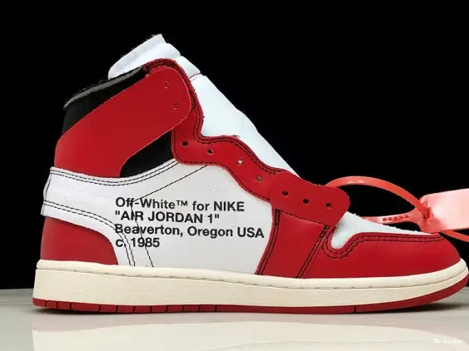 Cheap TBK The Chicago Ten Jordan Retro AA3834-101 Air 1 Off-White 0413